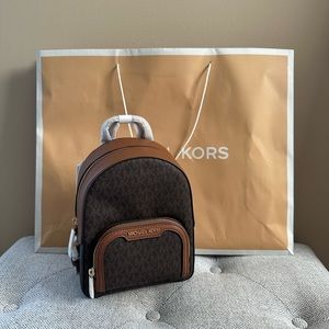 Michael kors mini jaycee backpack/crossbody